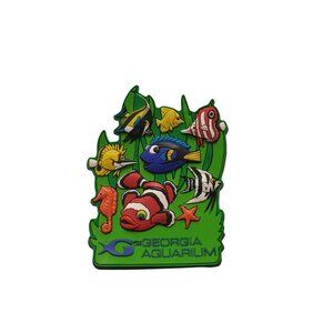 Georgia Aquarium Fish-Themed Colorful Resin Magnet